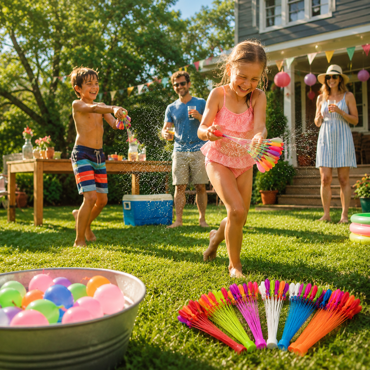 Fast-Fill Self-Sealing Water Balloons